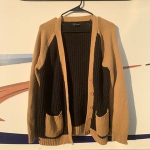 Women’s black knit cardigan